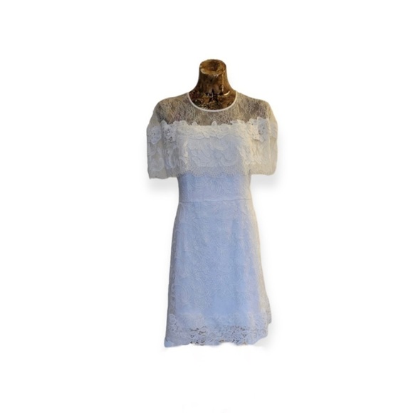 Kobi Halperin white dress Size 8 medium - Picture 1 of 7
